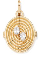 Adina Reyter Diamond Oval Locket Charm