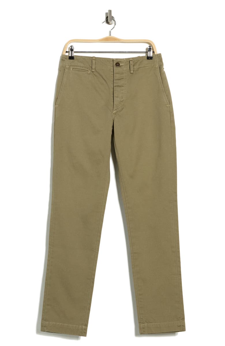 BUCK MASON Paperback Twill Slim Fit Pants, Alternate, color, Fatigue Green