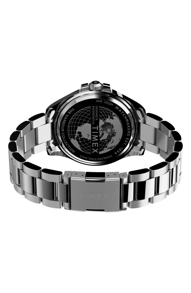 Timex<sup>®</sup> Harborside Coast Bracelet Watch, 43mm, Alternate, color,