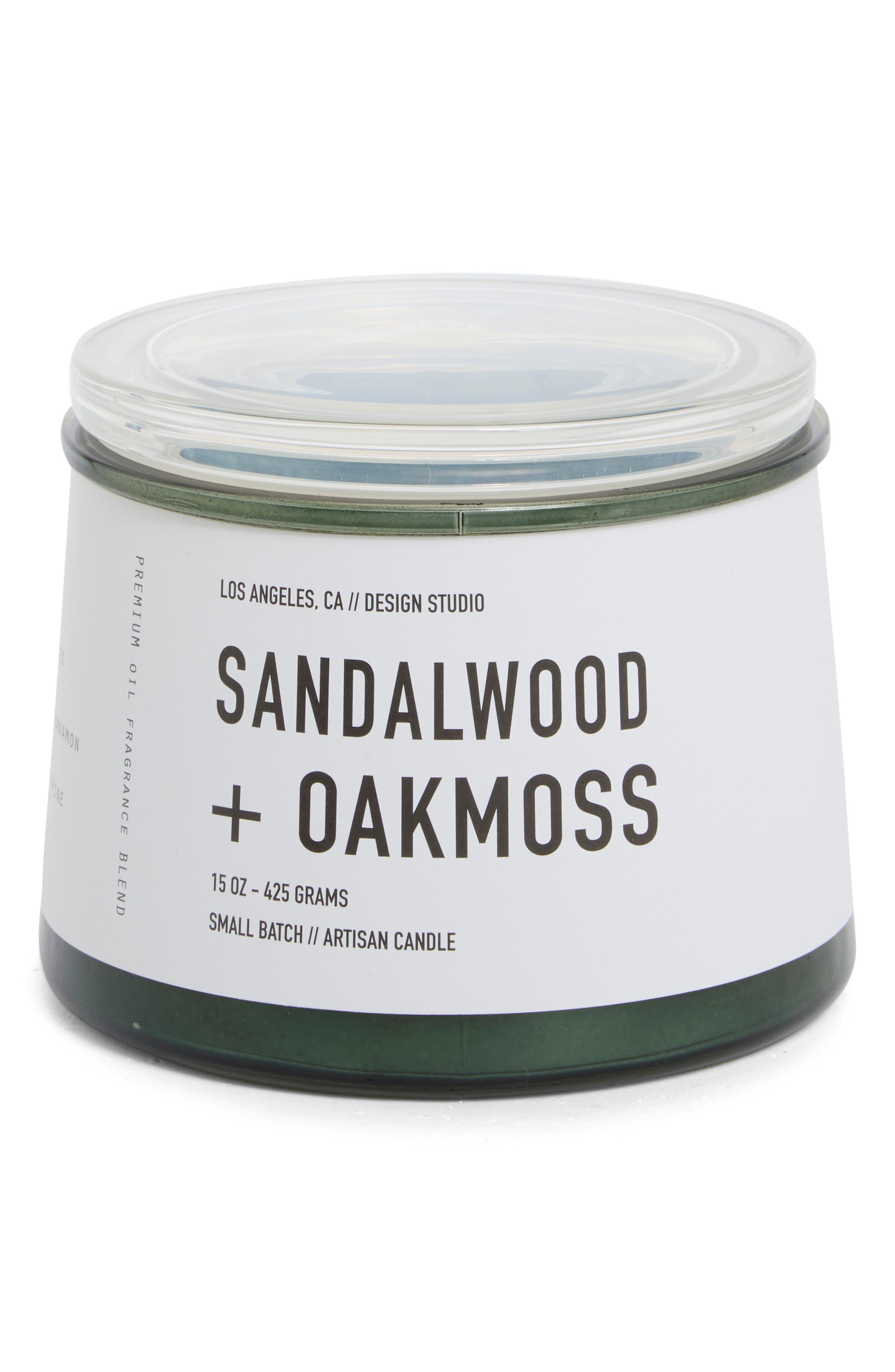 PORTOFINO CANDLES Green Moss & Sandalwood Scented Candle