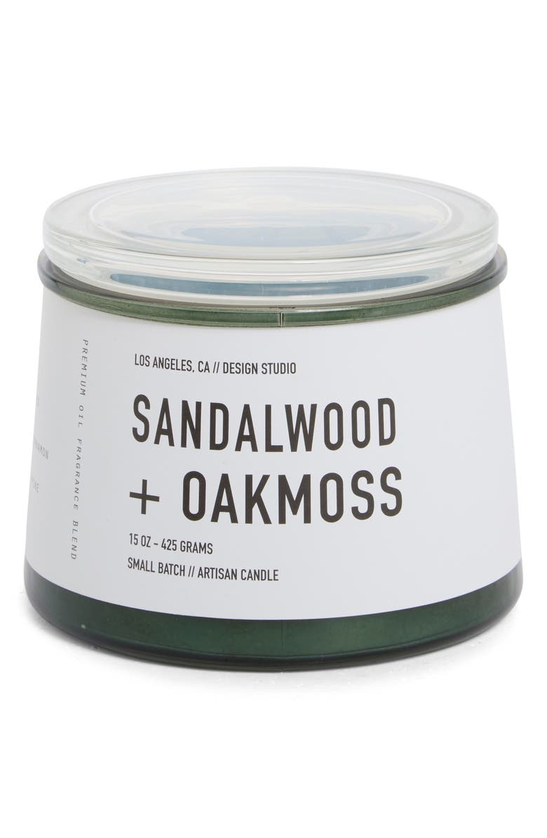 PORTOFINO CANDLES Scented Candle, Main, color, Green Moss N Sandalwood