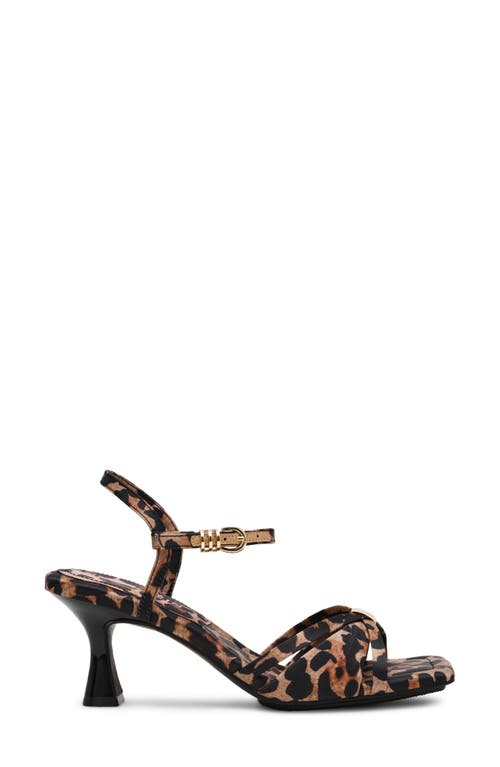 Anne Klein Jelena Ankle Strap Sandal In Leopard