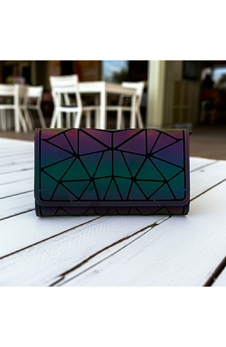 Yozuey Holographic Purse, Alternate, color, Multi-Color