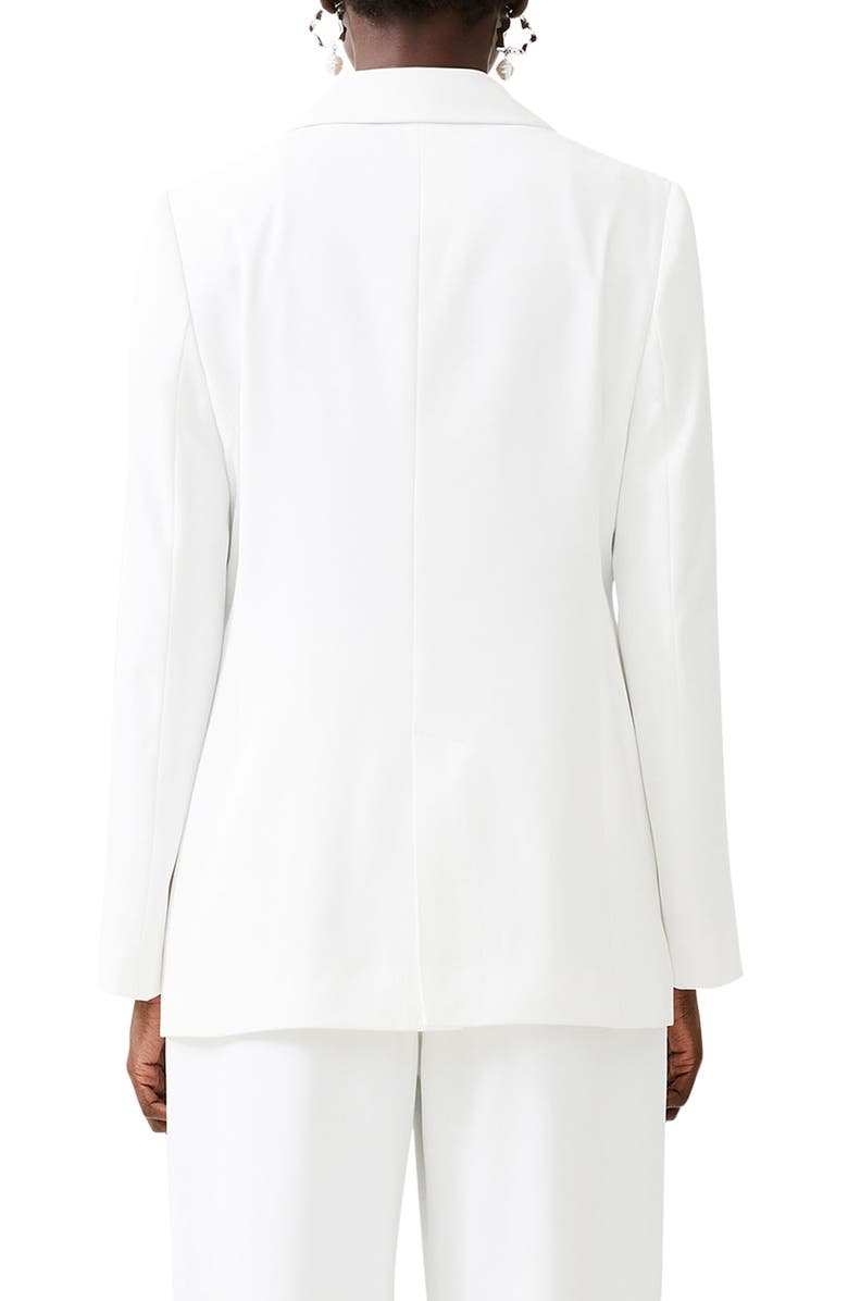 French Connection Harrie One-Button Blazer, Alternate, color, Summer White