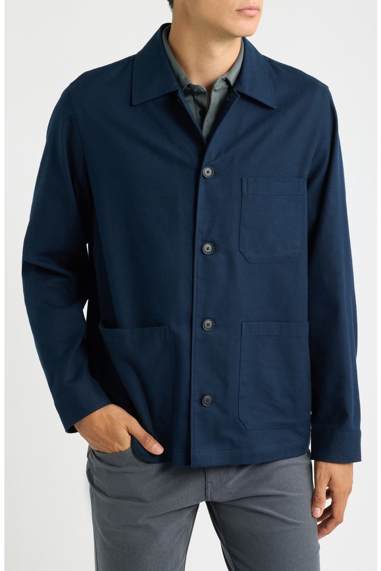 Cai Relaxed Fit Button-Up Shirt, Alternate, color, DARK BLUE
