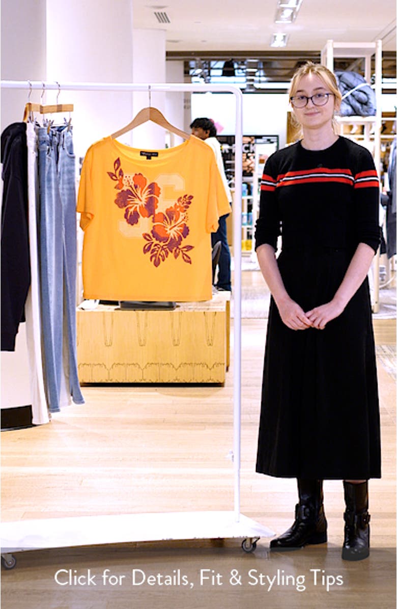 Floral Graphic T-Shirt, sales video thumbnail