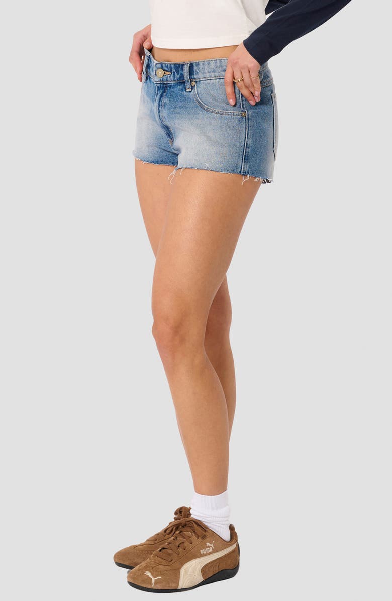 ABRAND Cutoff Denim Shorts, Alternate, color, Tamara
