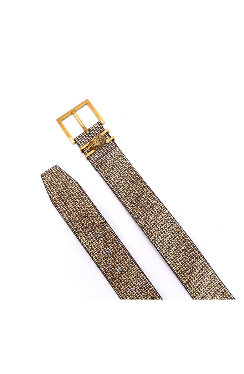 Kurt Geiger London Crystal Houndstooth Belt, Alternate, color, 