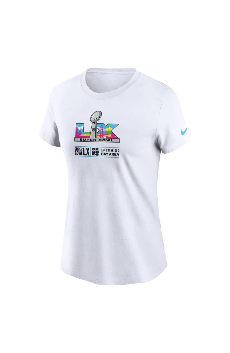 Nike Women's Nike White Super Bowl LIX Bay Area Logo T-Shirt, Alternate, color, 