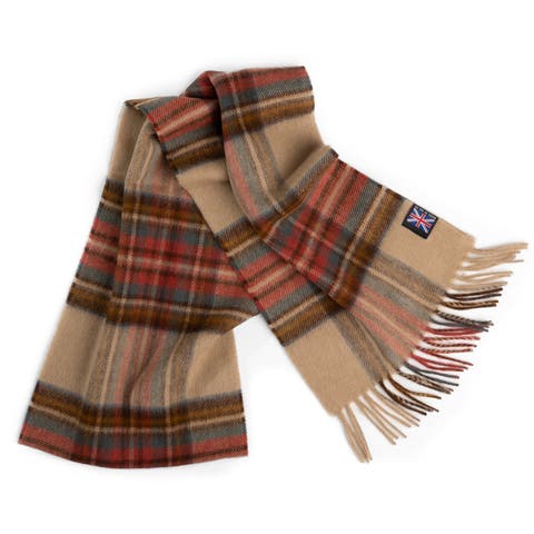Merino Lambswool Tartan Scarf