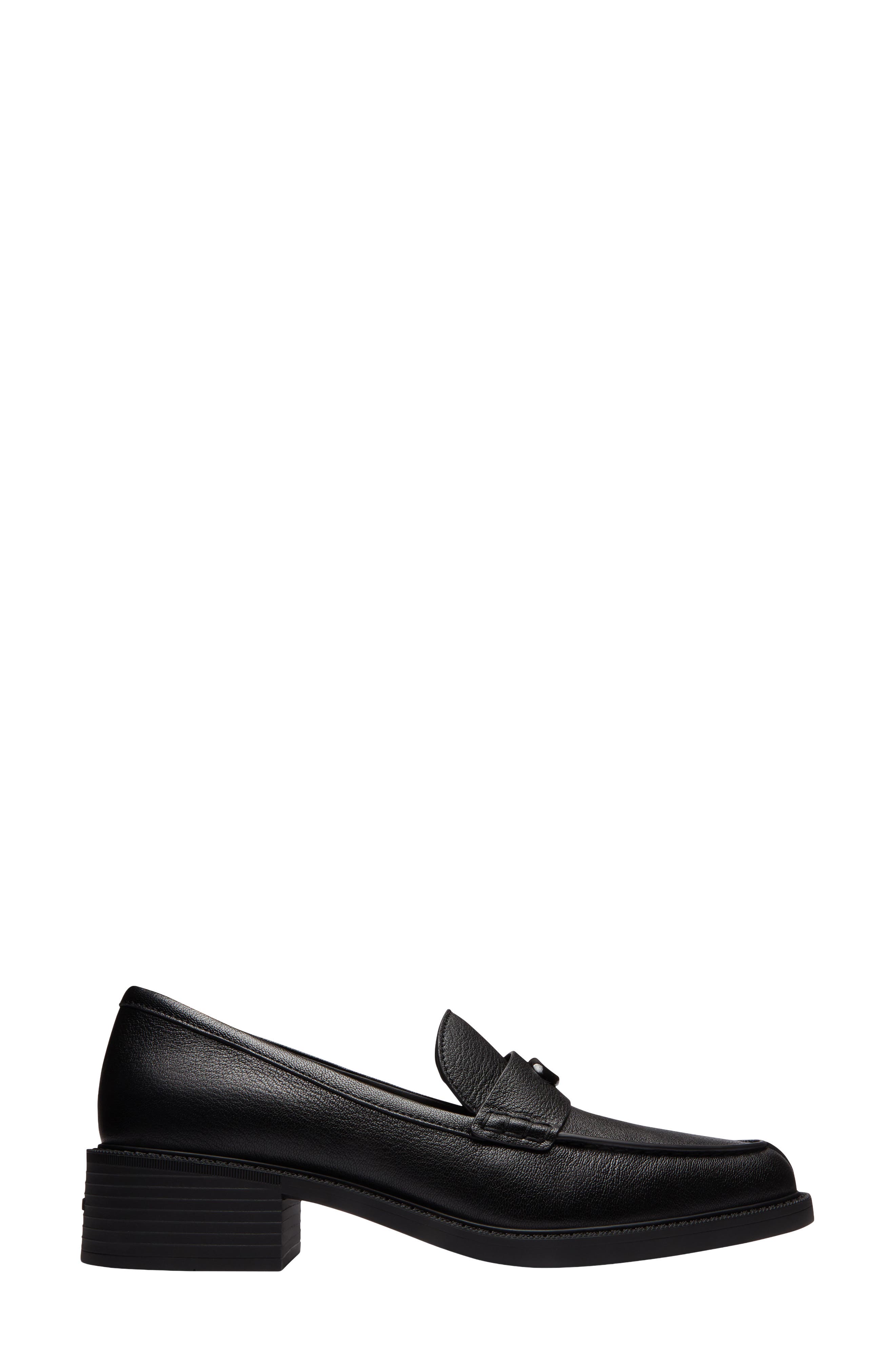 Loved Sculpted C Platform Loafer, Alternate, color, BLACK