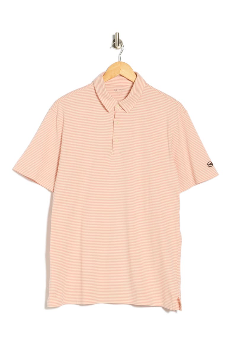 Bryce Stripe Jersey Polo, Alternate, color, PEARL MAUVE/IVORY DUST