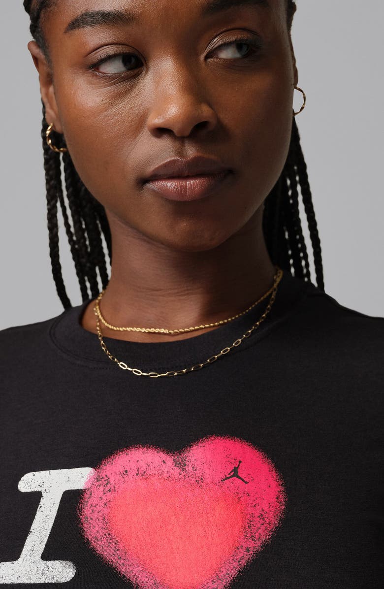 Jordan Flight Graphic T-Shirt, Alternate, color, Black