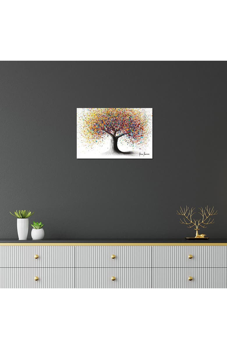 iCanvas Rainbow Soul Tree by Ashvin Harrison Canvas Wall Art, Alternate, color, White-Multi