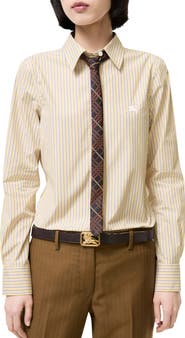 Burberry Slim Fit Cotton Formal Shirt