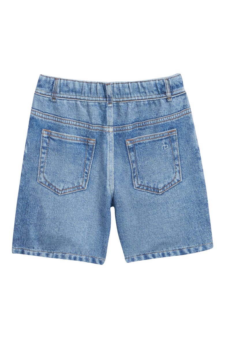 Kids' Mini Miramar Terry Denim Bermuda Shorts, Alternate, color, MORSE