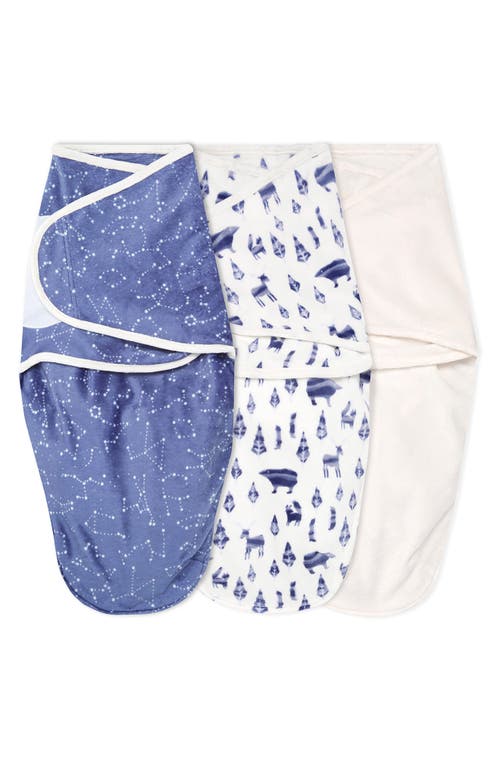 aden + anais Essentials 3-Pack Wrap Swaddles in Scandinavian Sky