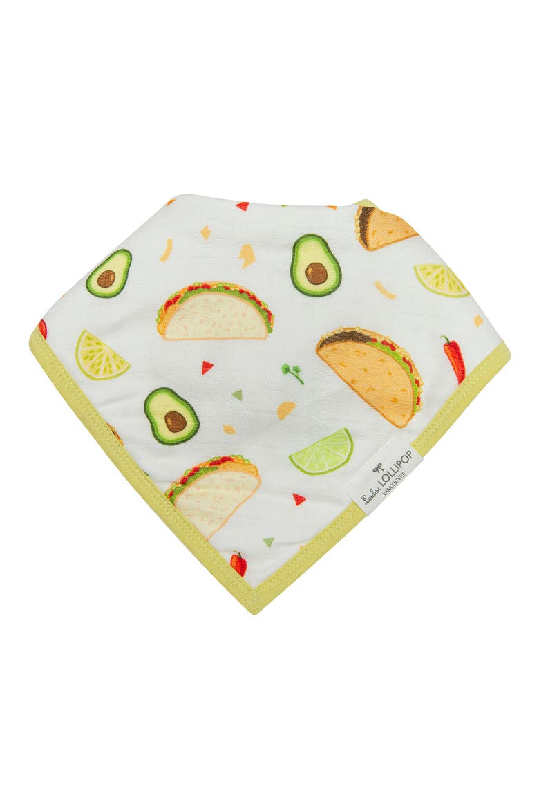 2-Pack Muslin Bandana Bibs, Alternate, color, AVOCADO