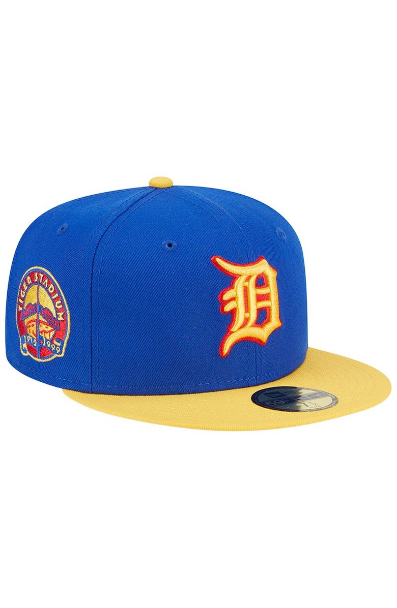 New Era Men's New Era Royal/Yellow Detroit Tigers Empire 59FIFTY Fitted Hat, Main, color, Royal