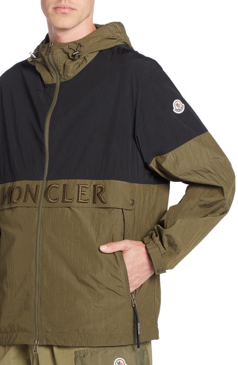 Moncler Joly Hooded Nylon Jacket, Alternate, color, 