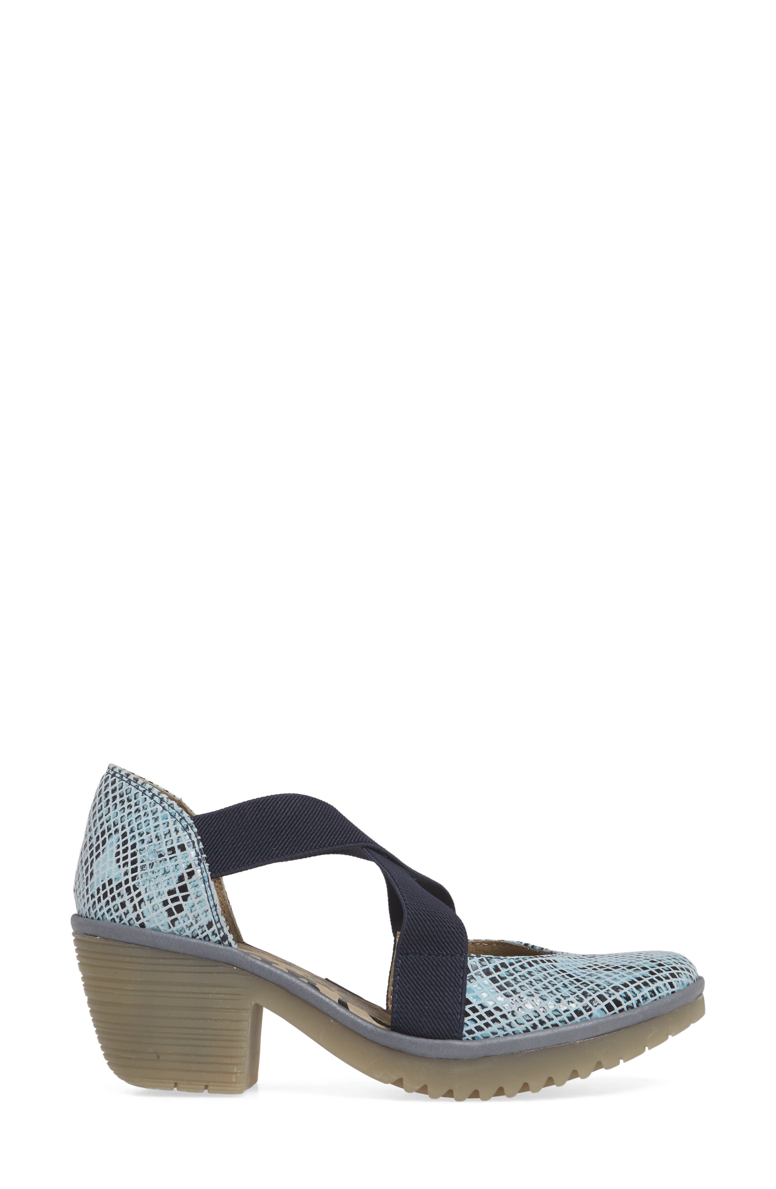 Wodi Pump, Alternate, color, BLUE SNAKE PRINT LEATHER