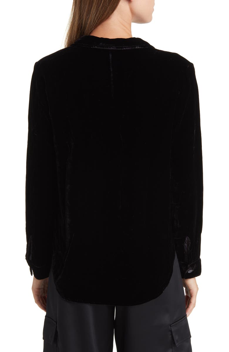 Bella Dahl Velvet Shirt, Alternate, color,