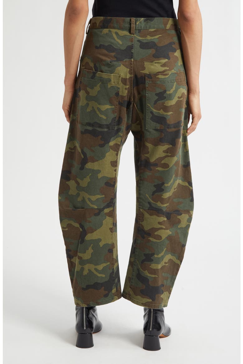 Shon Camo Barrel Leg Pants, Alternate, color, CAMOUFLAGE