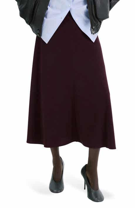 Fine Knit Midi Skirt