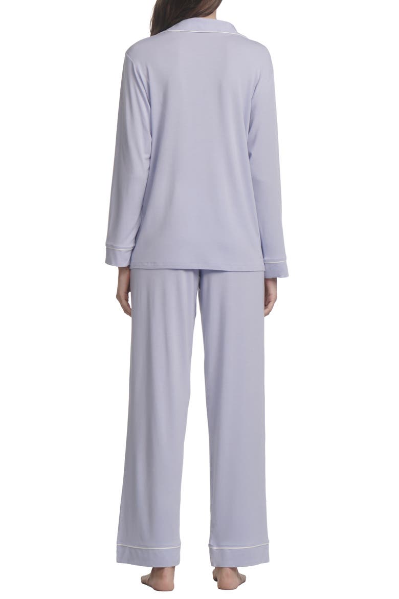 Gisele Long Pajamas, Alternate, color, LAVENDER DUSK/IVORY