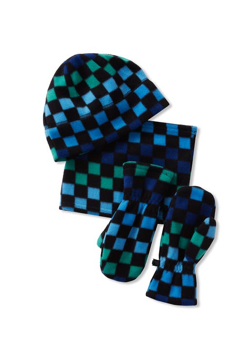 Kids Cozy Fleece Hat-Scarf-Gloves Set