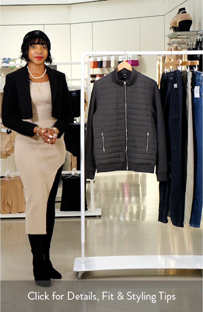 Freddie Mixed Media Jacket, sales video thumbnail