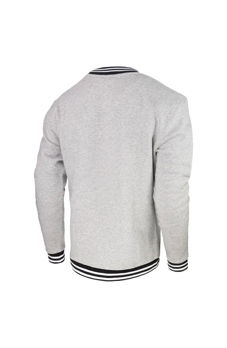 Stadium Essentials Men's Stadium Essentials Heather Gray Memphis Grizzlies Club Level Pullover Sweatshirt, Alternate, color, Heather Gray