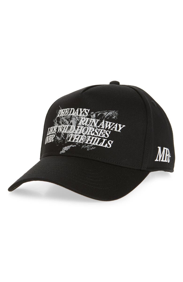 MIDNIGHT RODEO Days Run Away Baseball Cap, Main, color, 