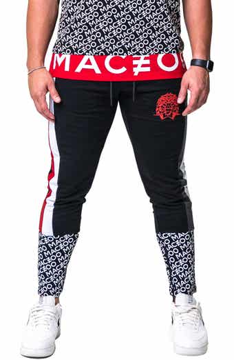 Maceoo Arrow Zip Hem Joggers