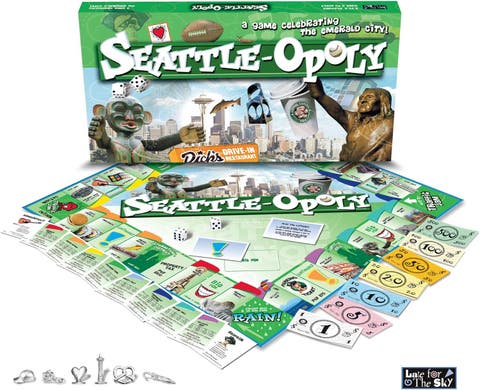 Seattleopoly Monopoly Board Game
