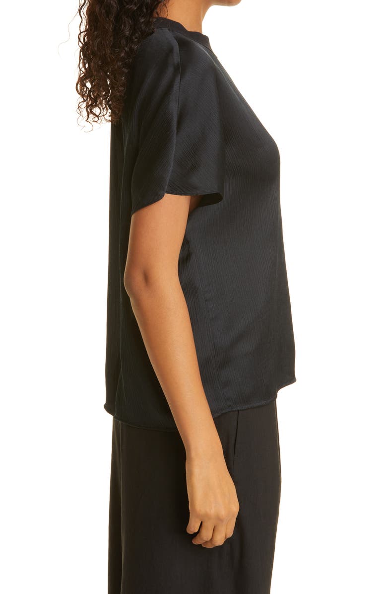 Vince Flutter Sleeve Silk Top, Alternate, color,