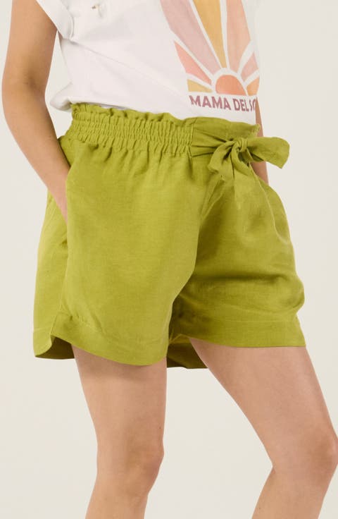Maternity Twill Smock Shorts Nubie