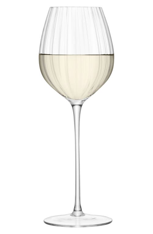 Lsa Aurelia Set Of 2 White Wine Glasses In Transparent