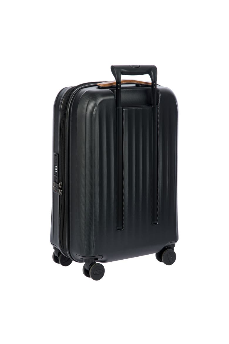 Taormina Hardside Expandable 21" Carry On Spinner Luggage, Alternate, color, Black