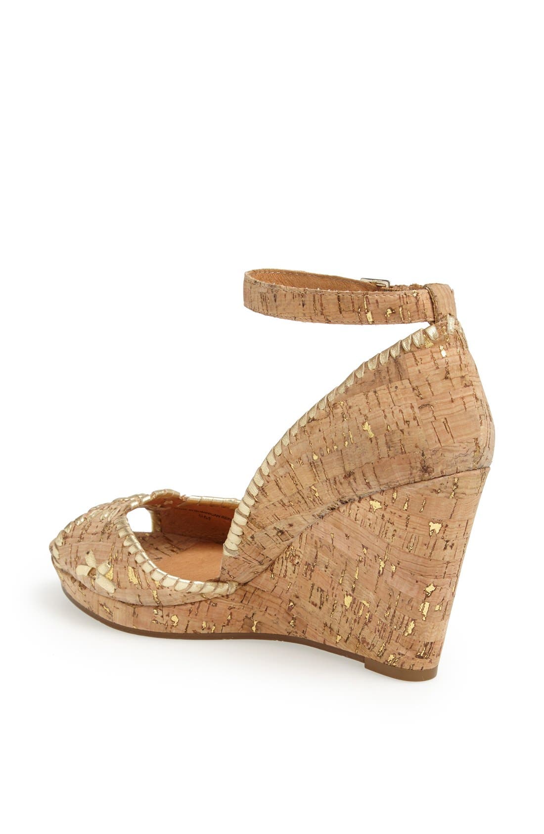 'Chrystie' Wedge Sandal, Alternate, color, CORK