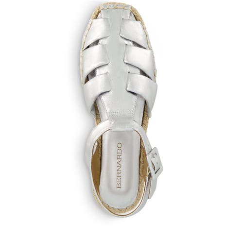 Bernardo Footwear Monri Fisherman Sandal In Silver