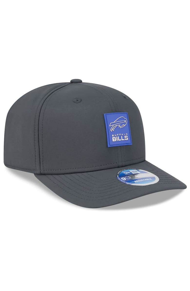New Era Men's New Era Charcoal Buffalo Bills 2025 Sideline Cold Weather 9SEVENTY Adjustable Hat, Alternate, color, Charcoal