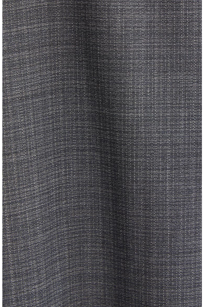 Pleated Balloon Leg Pants with Detachable Chain Detail, Alternate, color, DARK GREY MELANGE