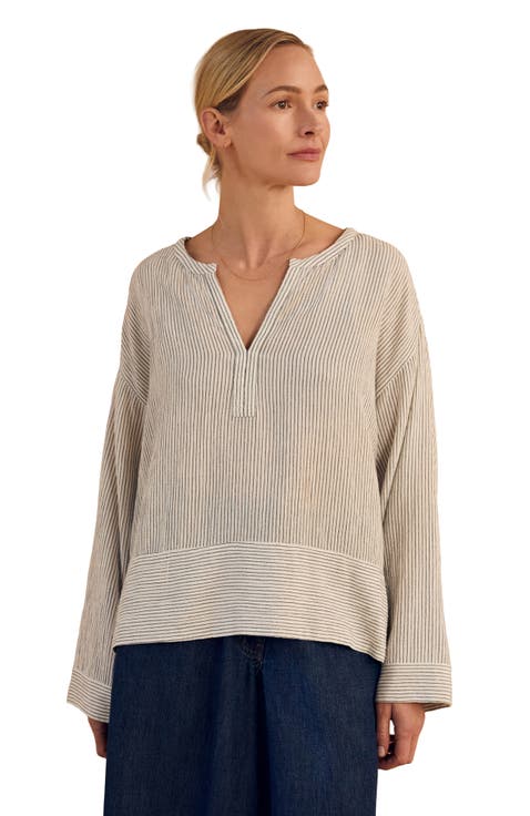 V-Neck Relaxed Swing Top
