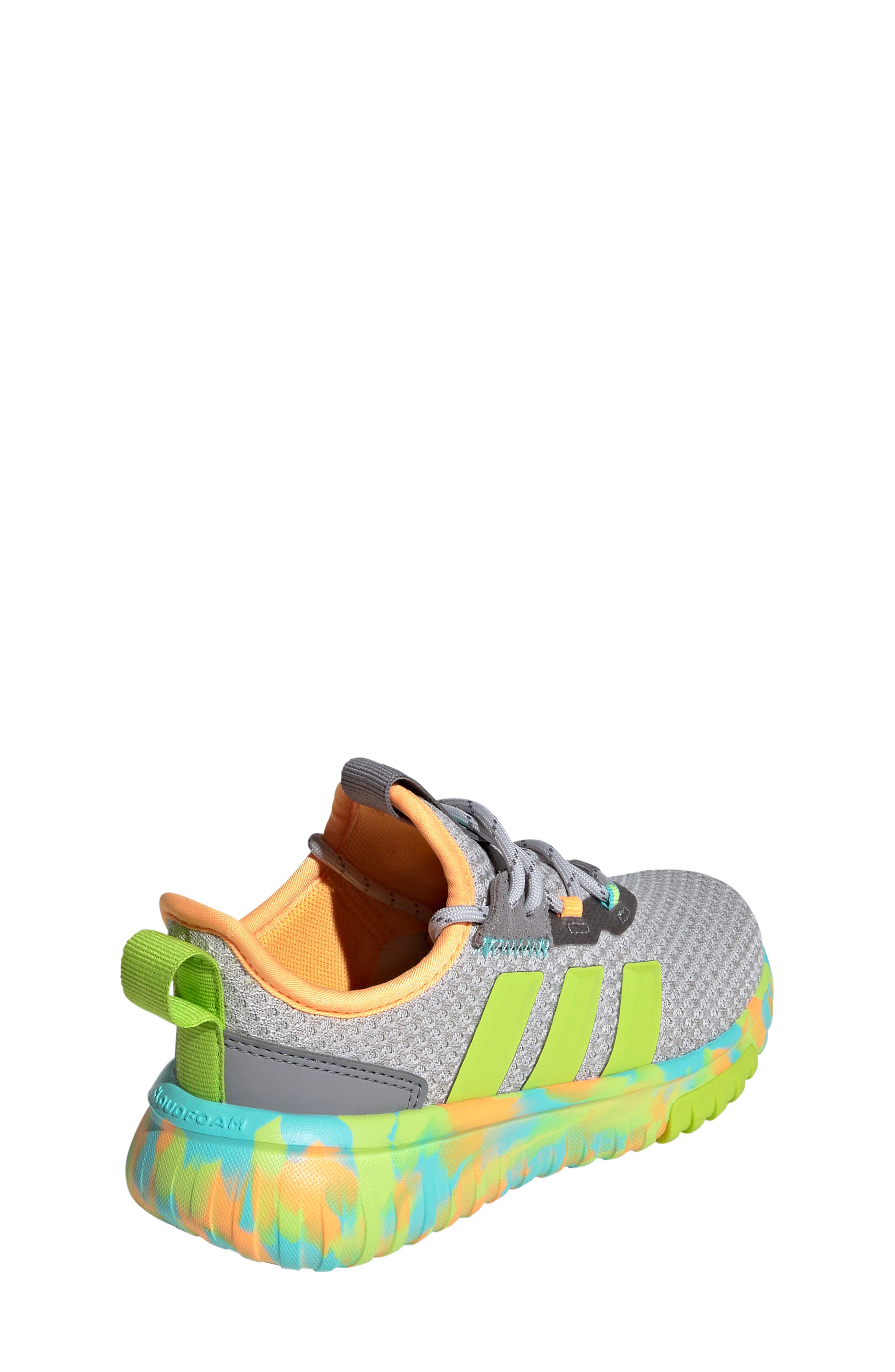 Kids' Kaptir Flow 4.0 Sneaker, Alternate, color, GREY / SLIME/ AQUA
