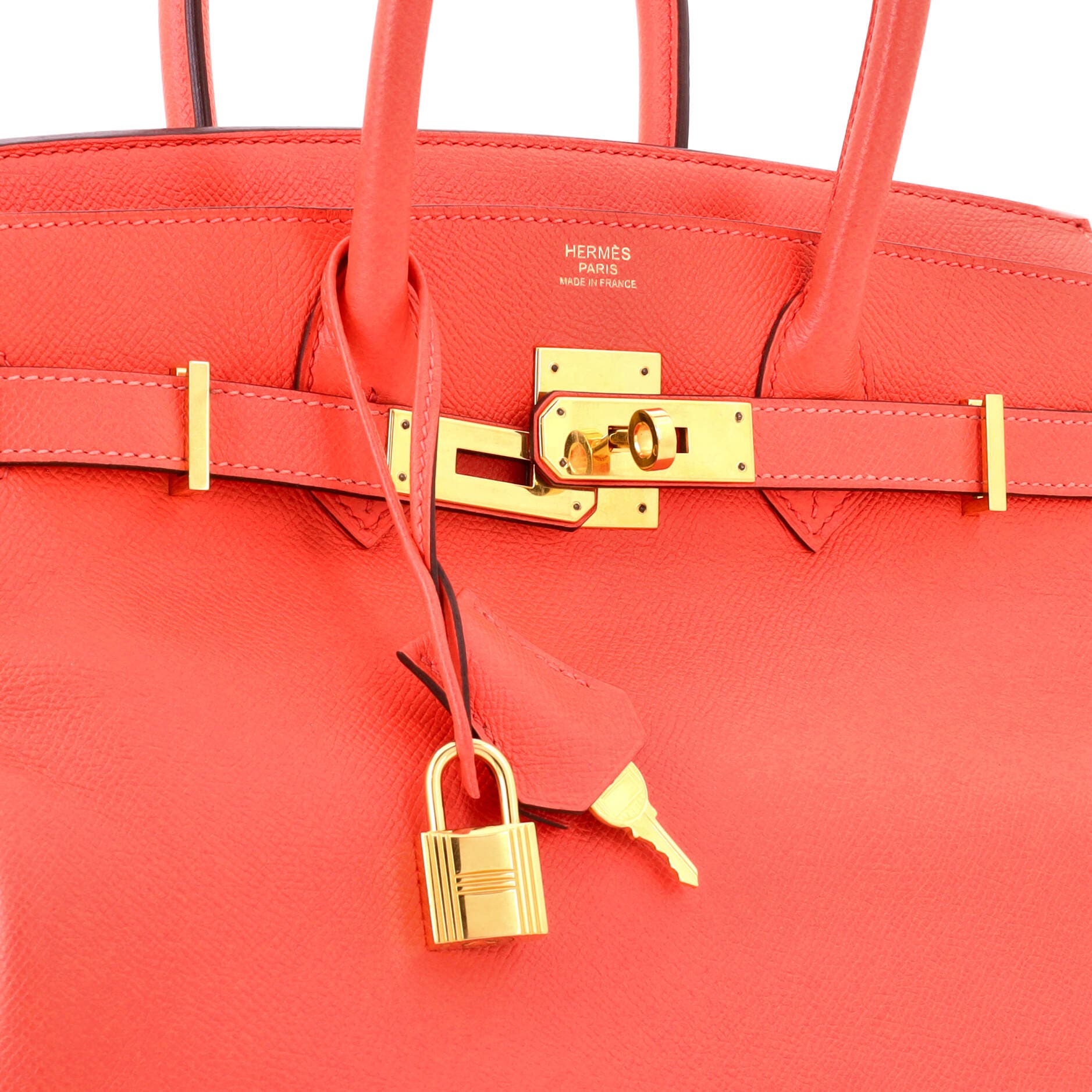 Birkin Handbag Red Epsom with Gold Hardware 30, Alternate, color, Red