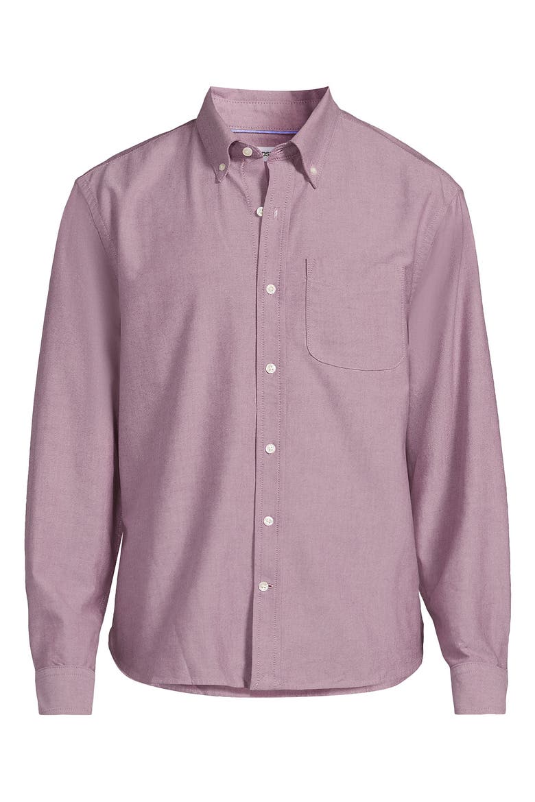 Traditional Fit Comfort-First Sail Rigger Oxford Shirt, Alternate, color, Burgundy Spritz