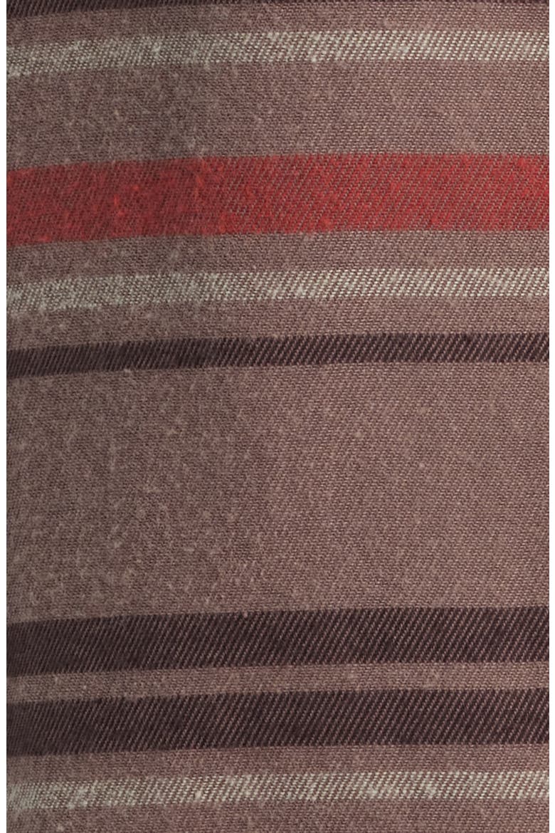 Briarcreek Stripe Flannel Button-Up Shirt, Alternate, color, MAUVE