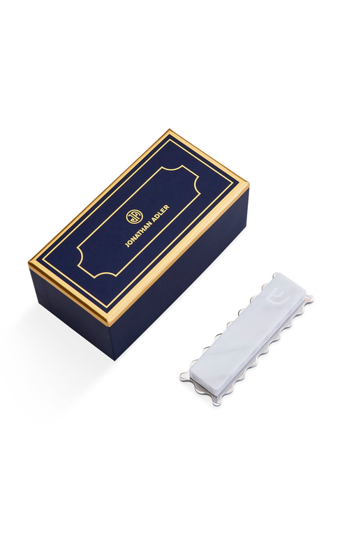 Jonathan Adler Ripple Mezuzah In White
