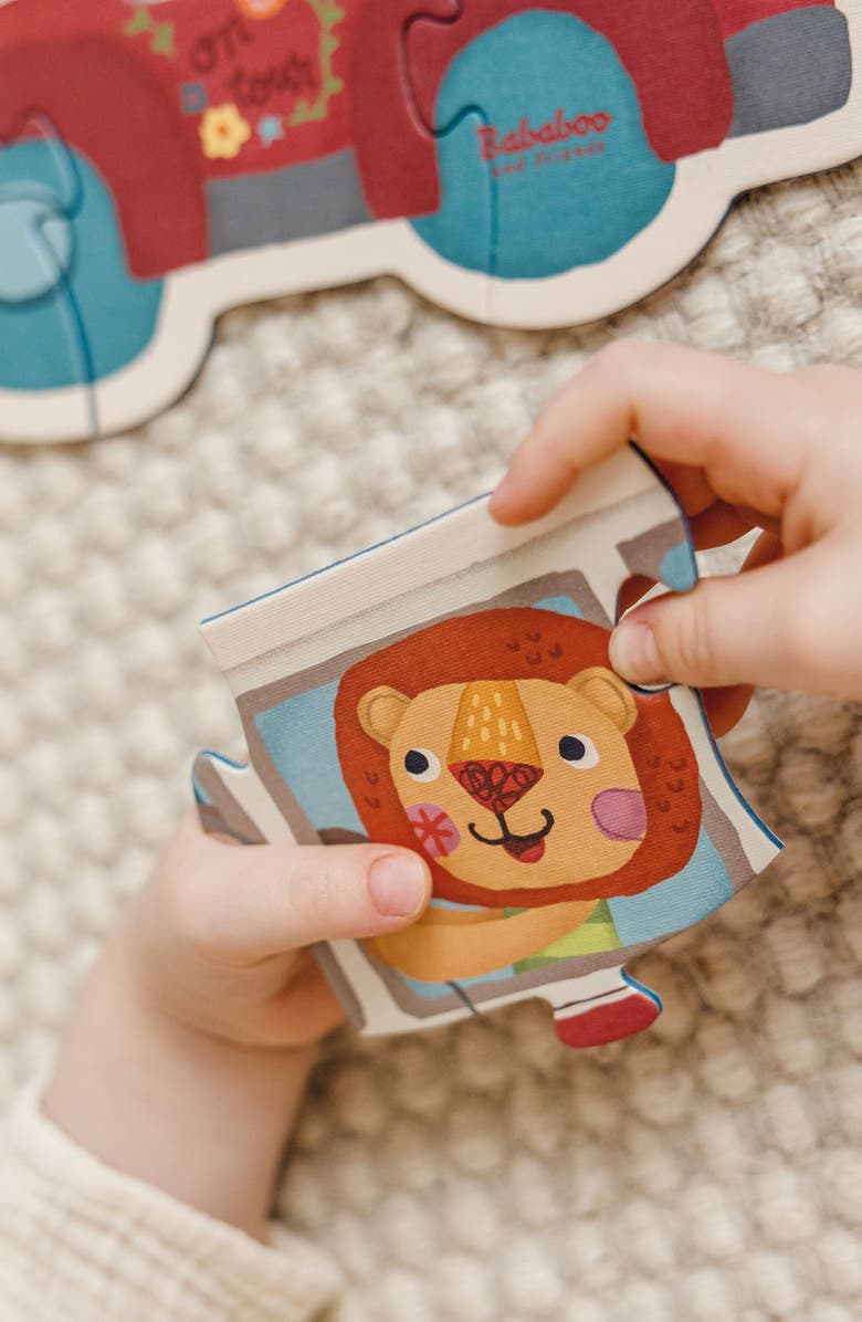 Bababoo and friends<sup>®</sup> Pippa Bunny Road trip Figure Puzzle, Alternate, color, Red